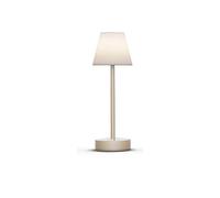 Garden Lampada da tavolo lola slim 30, di metallo. 11*11*32cm, batteria ricaricabile. Uso interno ed esterno. Colore ottone. - gold 8435578501963