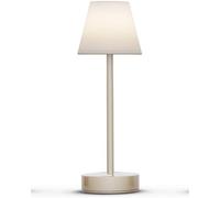 Lampada da tavolo moovere con batteria ricaricabile colore ottone