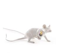 Lampada da Tavolo Mouse Lop Sdraiata Bianco