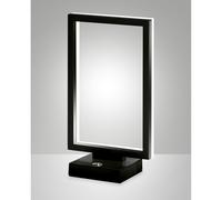 Fabas Luce Lampada da tavolo Bard 3394-30-101 LED 15W 3000K 1720 lm Dimmerabile Nera