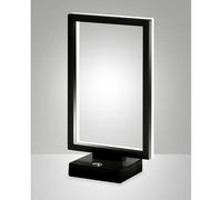 Lampada Da Tavolo Nera 15 Watt Collezione Bard Fabas Stile Moderno e Funzionale