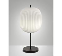 Lampada da Tavolo Nera Fabas Collezione Domizia Stile Moderno 1 Luce E27 [EEK: A++]