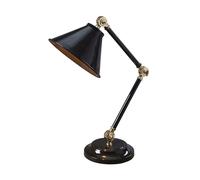 Lampada Da Tavolo Nera IAOLIA Design Industriale Regolabile E27