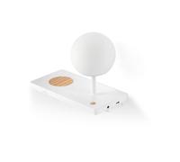 Lampada da Tavolo NIKO PC Sinistra Bianco Opaco
