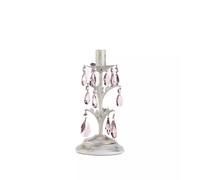 LAMPADA DA TAVOLO ONLI "KATE" AVORIO E ROSA E14