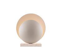 Lampada da Tavolo Orbit Beige/ Beige Travertino