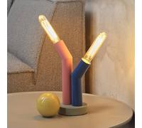 OSRAM DECOR Straw Lampada da tavolo, 2xE27, non dimmerabile, IP20, metallo, mult