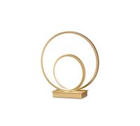 Lampada Da Scrivania-Ufficio Moderna Oz Metallo Ottone Led 23W 3000K Luce Calda