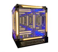 Lampada da tavolo per ambienti da gioco, luce notturna a quattro dimensioni, con ricarica di tipo C (blu) [classe energetica A]
