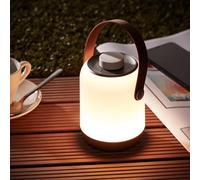 Lampada da tavolo per esterni a LED, 1 LED da 1,58 W integrato, 1 x 120 Lumen, 3000 K, plastica, bianco
