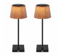 Lampada Da Tavolo Interna Esterna Con Touch Dimmer CCT LED Set Di 2
