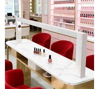 Lampada da tavolo per manicure a forma di mezza luna, grande e luminosa