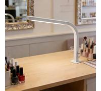 Lampada da tavolo per unghie dimmerabile da 48 W, temperatura colore 3000K-6000K, lampada LED per trucco, illuminazione per manicure e onicotecnica.(White)