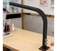 Lampada da tavolo per unghie dimmerabile da 48 W, temperatura colore 3000K-6000K, lampada LED per trucco, illuminazione per manicure e onicotecnica.(Black)