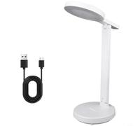 Lampada da tavolo pieghevole a LED con controllo touch, luce ricaricabile per studio di protezione degli occhi, luminosità di grado AA per la lettura (A)