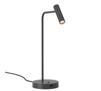 Lampada da Tavolo Portatile Enna Nero Opaco