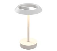 Lampada da Tavolo Portatile Halo Bianco Opaco