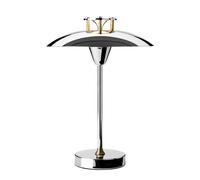 Lampada da Tavolo Portatile Halo Design Mini Stepp 1-2-3 Cromo