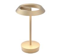 Lampada da Tavolo Portatile Halo in Bronzo Chiaro