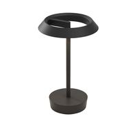 Lampada da Tavolo Portatile Halo Nero Opaco