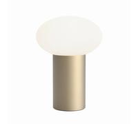 Lampada da Tavolo Portatile Zeppo in Bronzo Chiaro