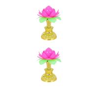 Lampada da tavolo realistico Lotus Light Light Light Lamp Lampada da tavolo