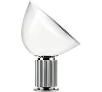 Lampada da tavolo Replica Lampada di design Soggiorno Studio Tavolo da pranzo Lampada da comodino for interni Lampada da tavolo industriale vintage (Color : Size H50cm D37cm, Size : Silver)