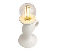 Lampada da tavolo retrò - Lampade da comodino rustico | Luce notturna del letto vintage | Ambient Lighting Decor ricaricabile per la casa per il dormitorio di compleanno camera da letto soggiorno uffi