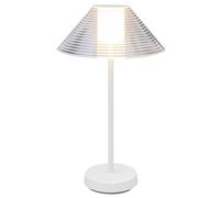 Lampada da Tavolo Ricaricabile 1.5W Bianco Caldo Dimmerabile - Bianca