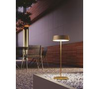 LAMPADA DA TAVOLO RICARICABILE LED COCKTAIL ORO 2,2W 192LM 3000K DIMMERABILE IP54 29,5X12X12CM