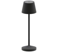 Lampada da tavolo senza fili LED bianco caldo dimmerabile EMILY H25cm, nero