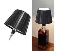 Lampada da tavolo senza fili ricaricabile per bottiglia di vino, 2000 mAh, luce LED senza fili, dimmerabile continuamente a 3 colori con controllo touch, luce notturna decorativa portatile per casa