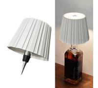 Lampada da tavolo senza fili ricaricabile per bottiglia di vino, 2000 mAh, luce LED senza fili, dimmerabile continuamente a 3 colori con controllo touch, luce notturna decorativa portatile per casa