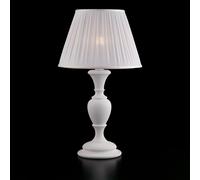 Lampada Da Tavolo Shabby Chic Fiorenza Legno Bianco 1 Luce E27 [EEK: A++]