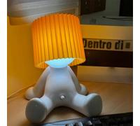 Lampada da tavolo Shy Boy, luce da scrivania con ragazzo cattivo, lampada creativa a un uomo timido, luce notturna a LED, lampada da comodino romantica, luce notturna creativa a LED, lampada da tavolo