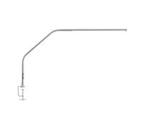 Daylight Lampada da tavolo Slimline 4™ LED in acciaio spazzolato - luce 6.000 K, 3.200 lux, 4 livelli, porta USB-C, diffusore antiabbagliamento, design flessibile, per arte, cucito, saloni unghie
