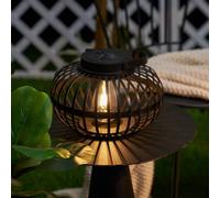 Lampada da tavolo solare a LED Pauleen SUNSHINE BLISS nera 17 cm IP44 Pauleen