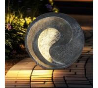 Lampada da Tavolo Solare per Esterni LED Giardino Solardeko Scultura Similpietra