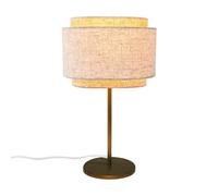 Lampada da Tavolo Takai, Design Pensato Per Le Persone , in Ottone/ Beige