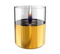 LAMPADA DA TAVOLO TENDERFLAME Candela ricaricabile con combustibile Lilly 10 Oro