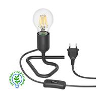 Lampada da tavolo TRIN Triangolo base triangolare nero incl. lampada E27 [EEK: A]