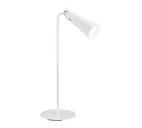 Lampada da Tavolo USB da Interno a LED SMD in Metallo Bianco Opaco
