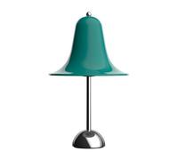 Lampada da Tavolo Verpan Pantop Ø23 Verde Acqua Scuro