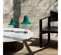 Lampada da tavolo VERPAN Pantop, blu scuro-verde, altezza 23 cm Verpan