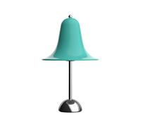 Lampada da tavolo Verpan Pantop, blu-verde chiaro, altezza 23 cm, E14 Verpan