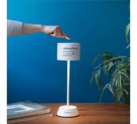 Lampada da Tavolo VICTIONARY LAMPADA TOUCH ATMOSFERA ( Senza Fili) Diametro 16x h38,5 cm Tempo di ricarica 4 ore cm 3W Colore Bianco bianco