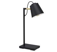 Lampada Da Tavolo Vintage Lacey Acciaio Nero 1 Luce E14