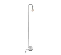 Lampada da terra 20x150 cm metallo argento