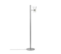 Lampada da Terra A Cono Flos Nocturne F1, Argento.
