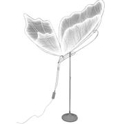 Lampada da terra a farfalla per matrimonio Lampada a sospensione a soffitto creativa a forma di farfalla a LED per feste in giardino Soggiorno Lampada da tramonto regolabile Lampada alta moderna Came(